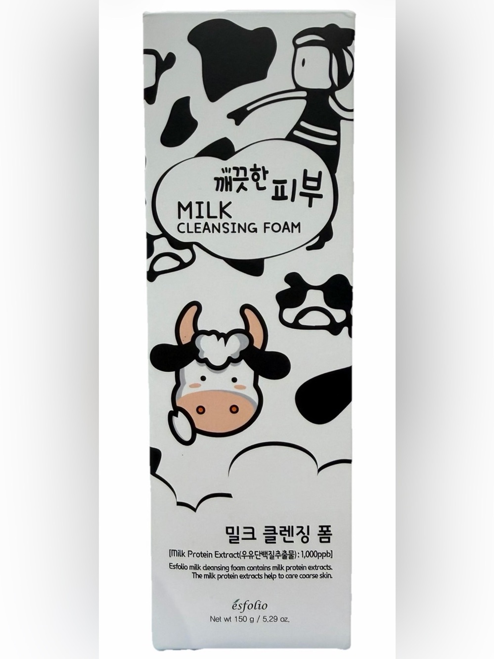 esfolio Milk Cleansing Foam — Protein Extract